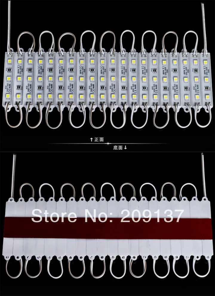 

Dropship led module 5050 White led module lamp 12V Waterproof IP65 led modules warranty 2 years CE RoHS