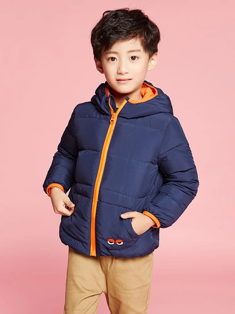 

CHERICOM autumn and winter new children's clothing down jacket women's short hooded thickened warm coat boy 229833