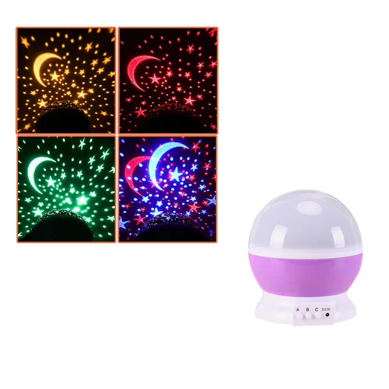 

Novelty Luminous Toys Romantic Starry Sky LED Night Light Projector Battery USB Night Light Creative Birthday Toys For Children