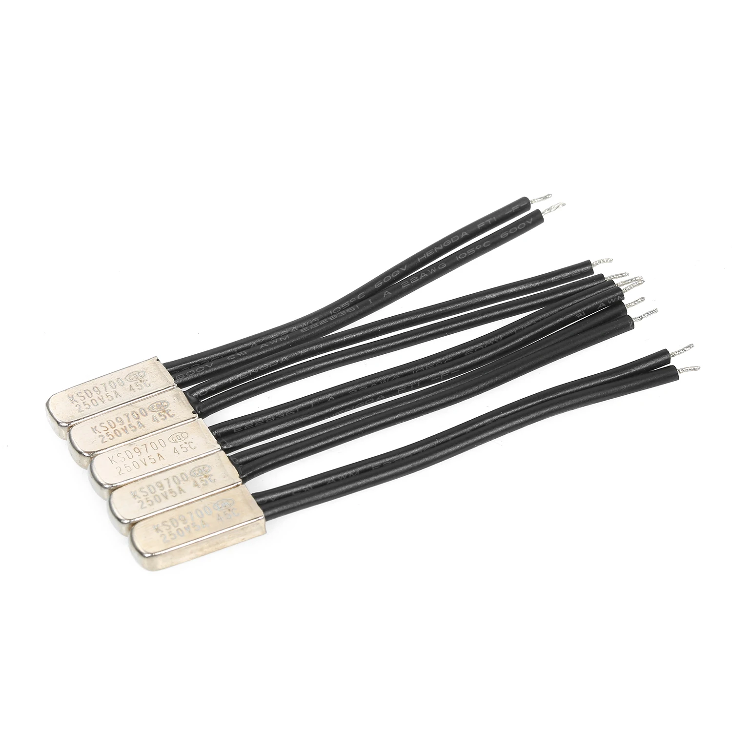 KSD9700 тепла Управление переключатель 250V 5A 40〜105℃ биметаллический дисковый