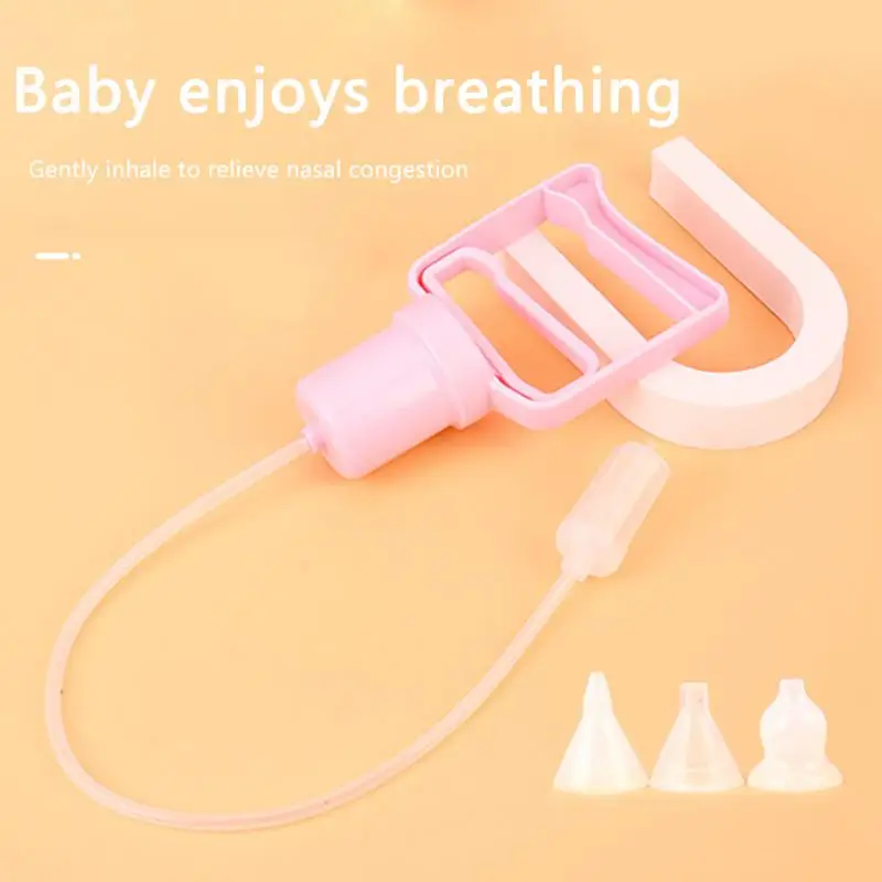

Manual Baby Nasal Aspirator Cold Nose Cleaner Baby Silicone Soft Mouth Nasal Aspirator Allows Babies To Breathe Smoothly