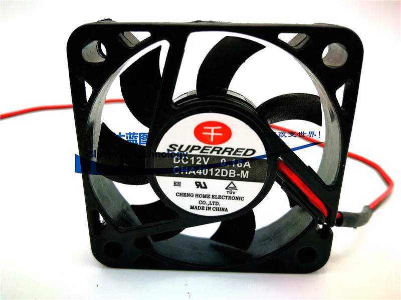 Тысяч красный 5010 5 см 12V0.18A большой объем воздуха 50*50*10 мм зарядное устройство