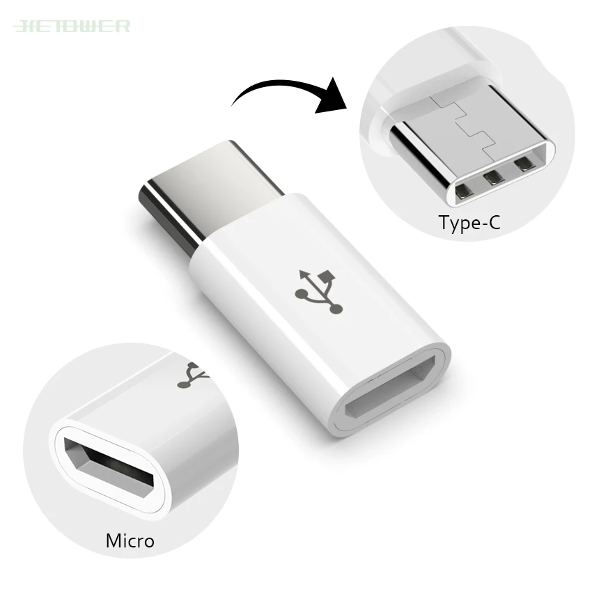 

1000pcs Micro USB To Type C Android Phone Cable for Huawei Sumsang Xiaomi Microusb To Typec Usbc Otg Adapter Charging Data Cable