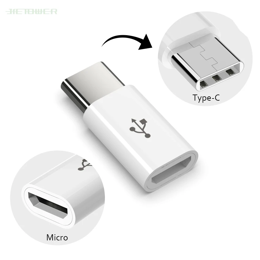 1000 шт микро USB к Type C Android телефонный кабель для Huawei Sumsang Xiaomi Microusb Typec Usbc Otg адаптер