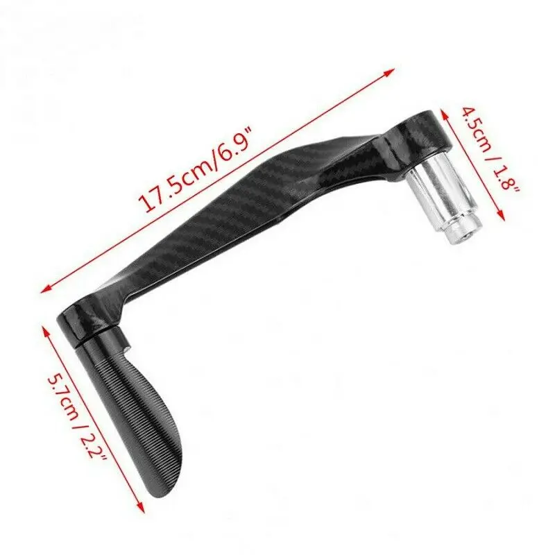 

CNC Motorcycle Carbon Fiber Brake Clutch Lever 7/8" Aluminum Alloy 1 Pair
