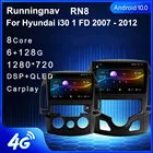 Android 10,1 для Hyundai i30 1 FD 2007 - 2012 мультимедийный стерео автомобильный DVD-плеер навигация GPS радио
