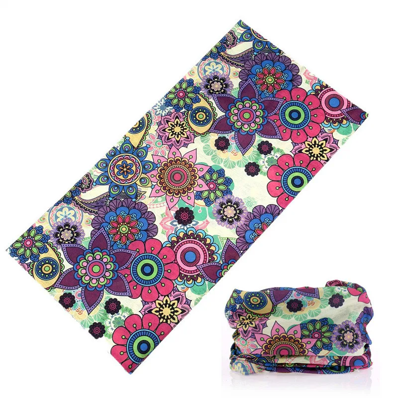 3D радужные цвета Волшебные бесшовные банданы головные повязки для езды на