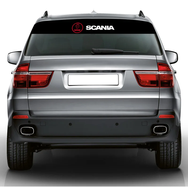 

1Pcs 2021 New Car Styling Window Sticker Front Rear Windshield Car Accessories Car Styling For Saab 93 95 Saab 9-3 9-5 900 9000