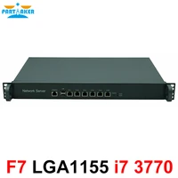partaker f7 intel lga1155 intel core i7 3770 proecssor 1u 6 ethernet network server firewall
