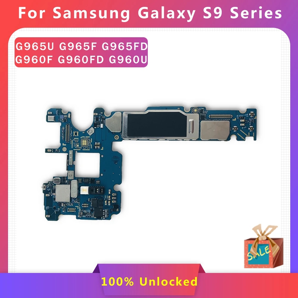 Оригинальная разблокированная материнская плата IMEI для Samsung Galaxy S9 Plus G960F G960FD G960U