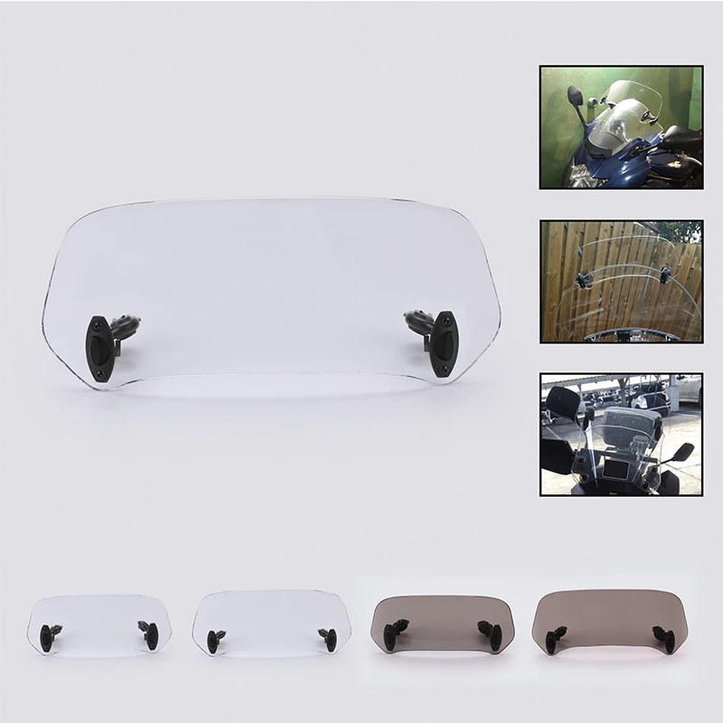 Универсальный зажим для лобового стекла мотоцикла регулируемый спойлер Honda Yamaha