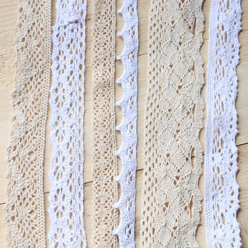 5 ярдов в партии плетеная хлопковая кружевная отделка шитье сделай сам занавеска