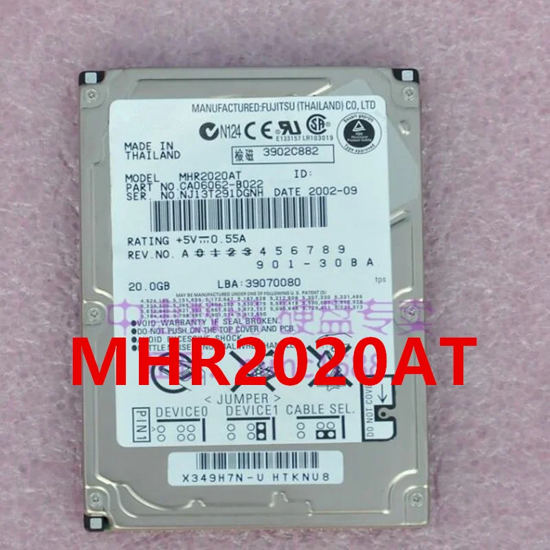 95%   HDD  Fujitsu 20GB 2, 5  2MB IDE 4200RPM   HDD  MHR2020AT