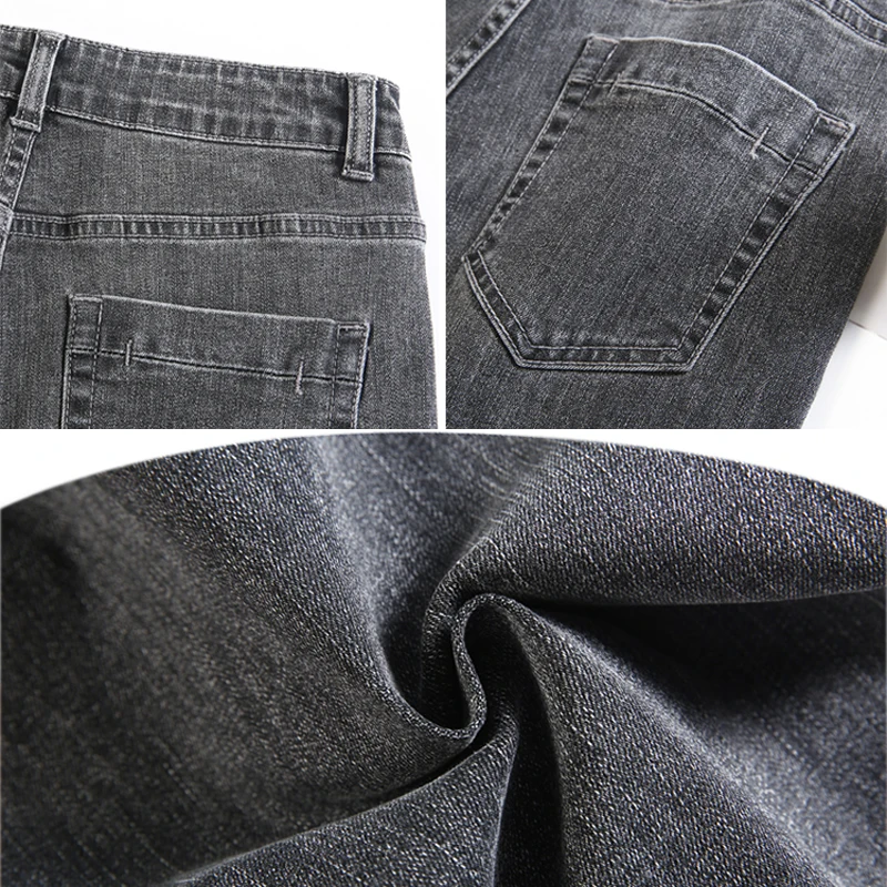 

Womens Jeans Harem 2021 Spring / Autumn New Straight Leg Woman High Waist Stretch Soft and Comfortable Ankle-Length Pants 90s