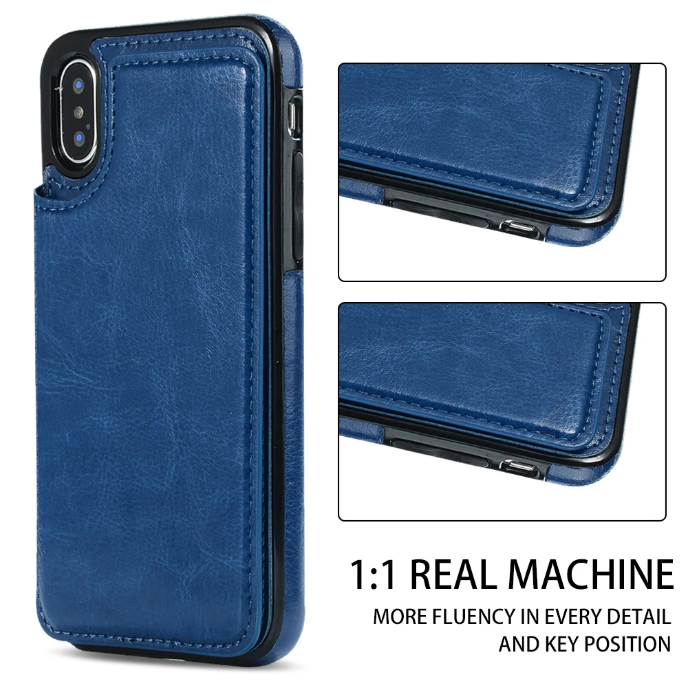 Двухкнопочный Флип-кошелек для huawei Mate20 Mate20 Pro Mate20 Lite P30 P30 Pro P30 Lite кронштейн чехол из ТПУ