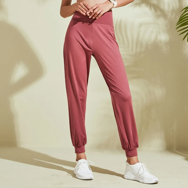 Женские теплые штаны для йоги Джоггеры бега и марафона свободные фитнеса|Штаны