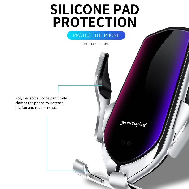 10 Вт автомобильное беспроводное зарядное устройство держатель телефона для iPhone