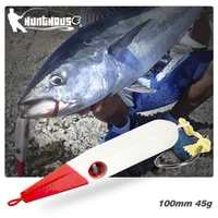 hunthouse pencil lure 100mm45g gt lure artificial jackbait sinking for trolling fishing hard bait for bass bluefish tuna tackle