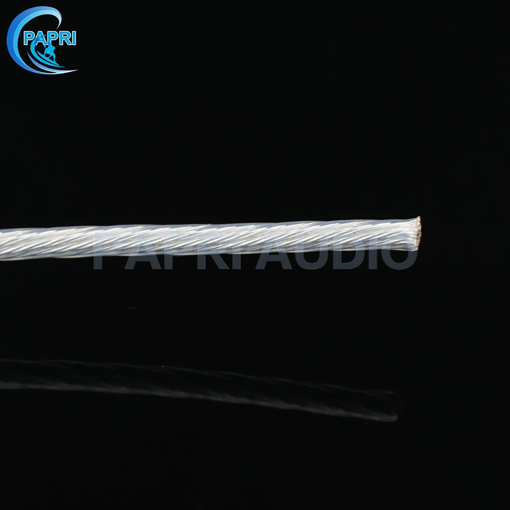 PAPRI 1 5 мм2 ПТФЭ OCC посеребренный кабель высокой чистоты/провод для HIFI DIY аудио