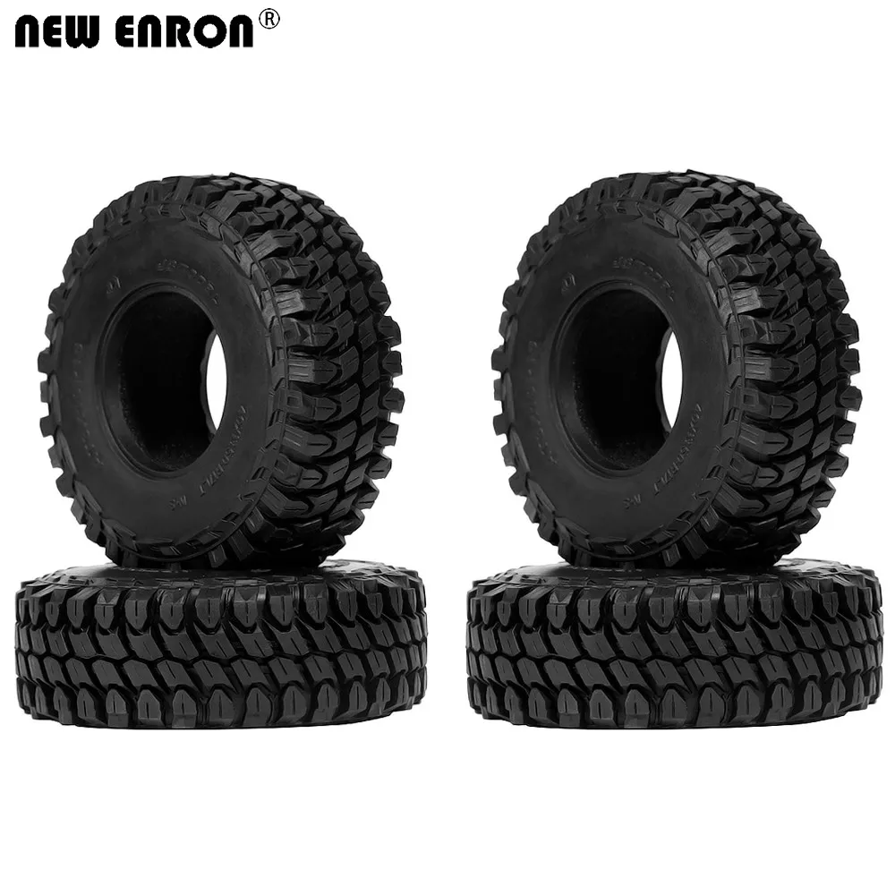 

NEW ENRON 1.9" 110mm Climb Rubber Tyre Tires 4Pcs For RC 1/10 Crawler Car Axial SCX10 II 90046 TF2 Tamiya CC01 Traxxas TRX4 T6