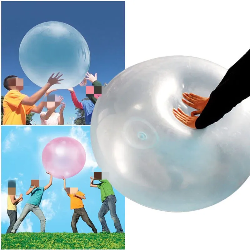 

Big Balloon Kids Bubble Ball Balloon Indoor Outdoor Inflatable Ball Games Toys Soft Air Water Filled Bubble Ball Blow Up Toy