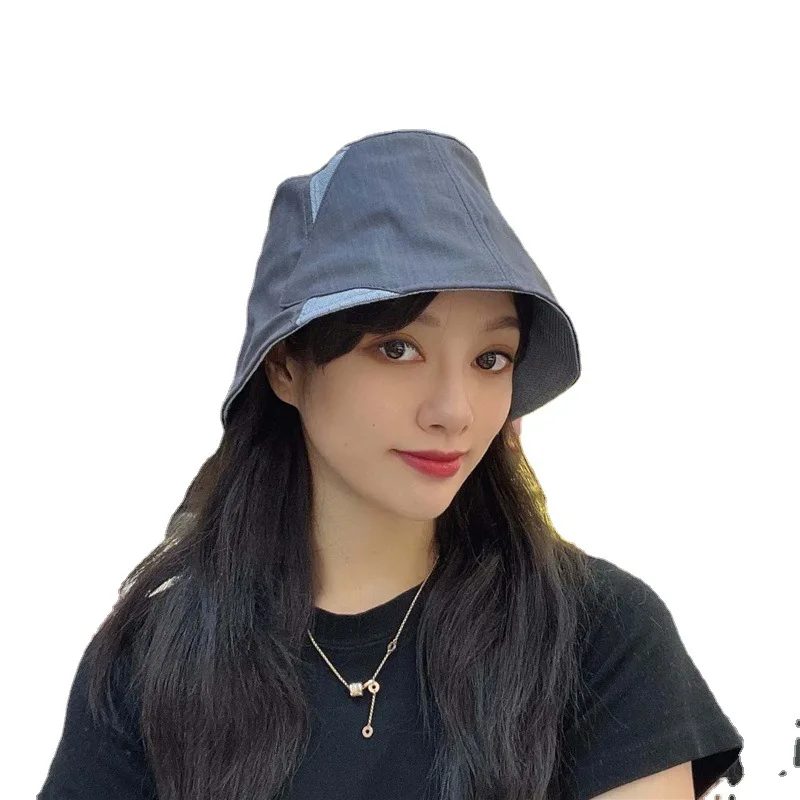 

Fashion Stitching Style Cotton Bucket Hat Foldable Fishing Hats For Men Women Hunting Cap Outdoor Fisherman Panama Bucket Caps