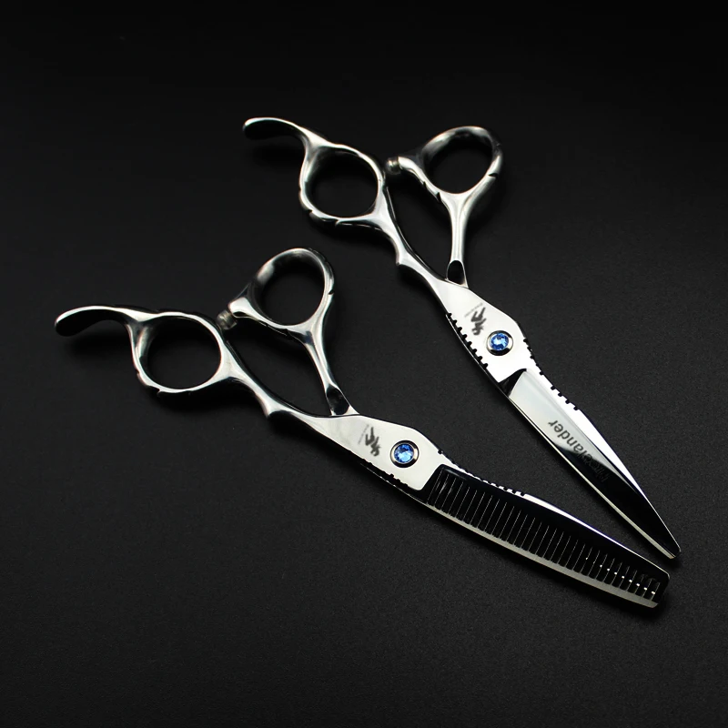 

6.0"Sale Silver Japanese Hair Scissors Cheap Hairdressing Scissors Shears Hairdresser Shaver Haircut scissors