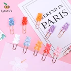 Зажим для бумаги металлический, для офиса, школы, 2 шт.