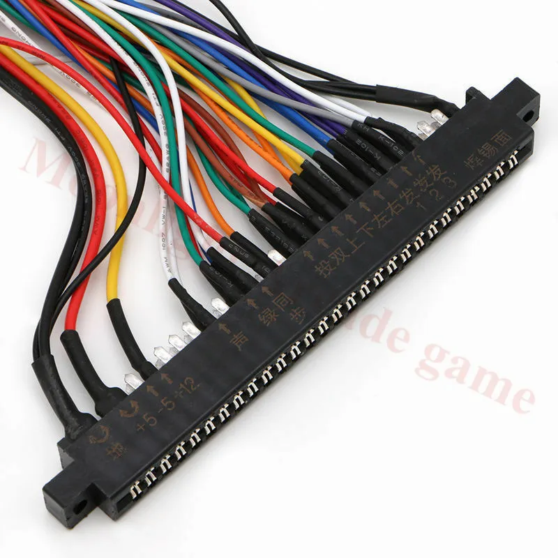 28-контактный удлинительный провод JAMMA 1-метровая аркадная игровая доска жгут