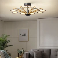 modern minimalist chandelier creative personality light luxury 2020 new american lighting living room decorative chandelier