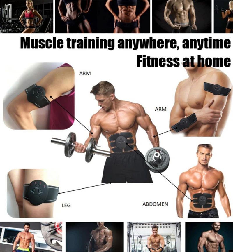 EMS беспроводной стимулятор мышц живота тренажер Смарт фитнес тренировка