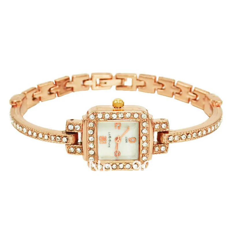 Часы наручные King Girl женские кварцевые брендовые Роскошные модные с бриллиантами