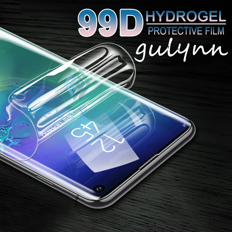 Изогнутая мягкая Гидрогелевая пленка 99D для Samsung Galaxy S20 S10 J4 Plus Защита экрана A 10 20 30