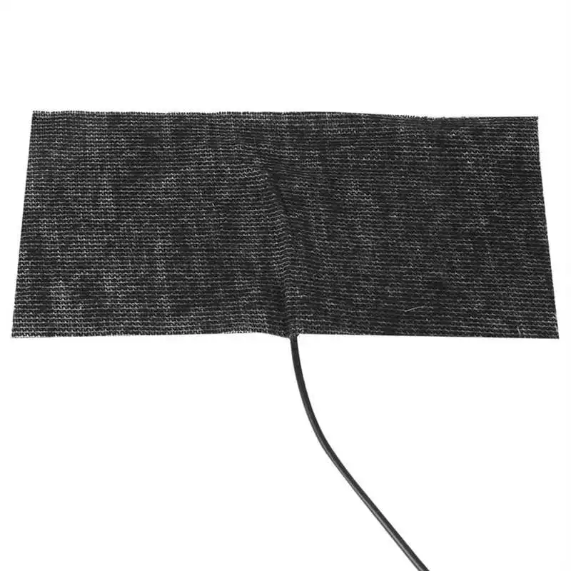 1 шт. черного цвета на каблуках высотой 5V USB углеродного волокна нагревательный