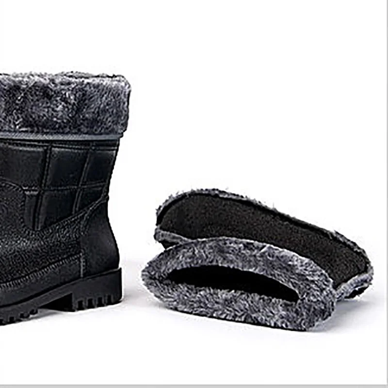 Сапоги Aleafalling мужские на платформе ПВХ водонепроницаемые однотонные круглый