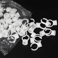 100pcs disposable caps microblading ring tattoo ink cup for permanent makeup pigment holder accessories tattoo tools glue cups