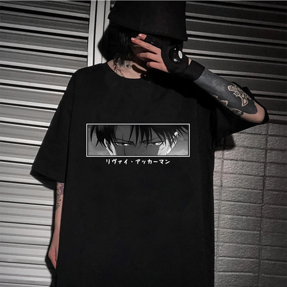 

Anime Attack on Titan Eyes Men/Women T-shirt Women O Neck Harajuku Manga Tops Tee Streetswear T-shirt