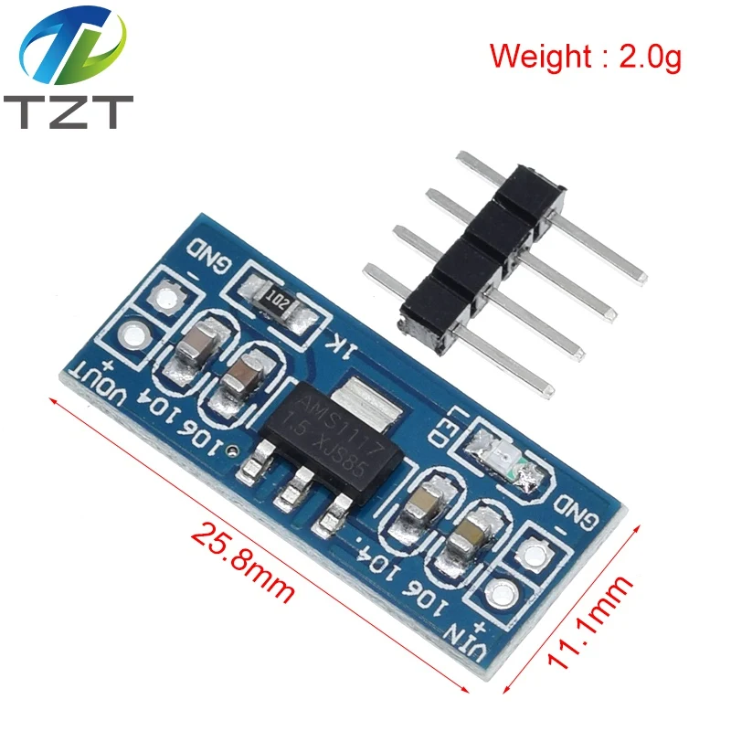 LM1117 AMS1117 4 5-7 в поворот 1 2 5 8 3 В DC-DC понижающий модуль питания для bluetooth Raspberry pi |