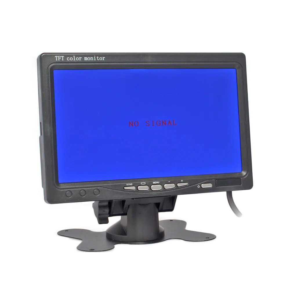 Автомобильный монитор DIYSECUR 12 24 В постоянного тока с 7 дюймовым TFT ЖК дисплеем и ИК