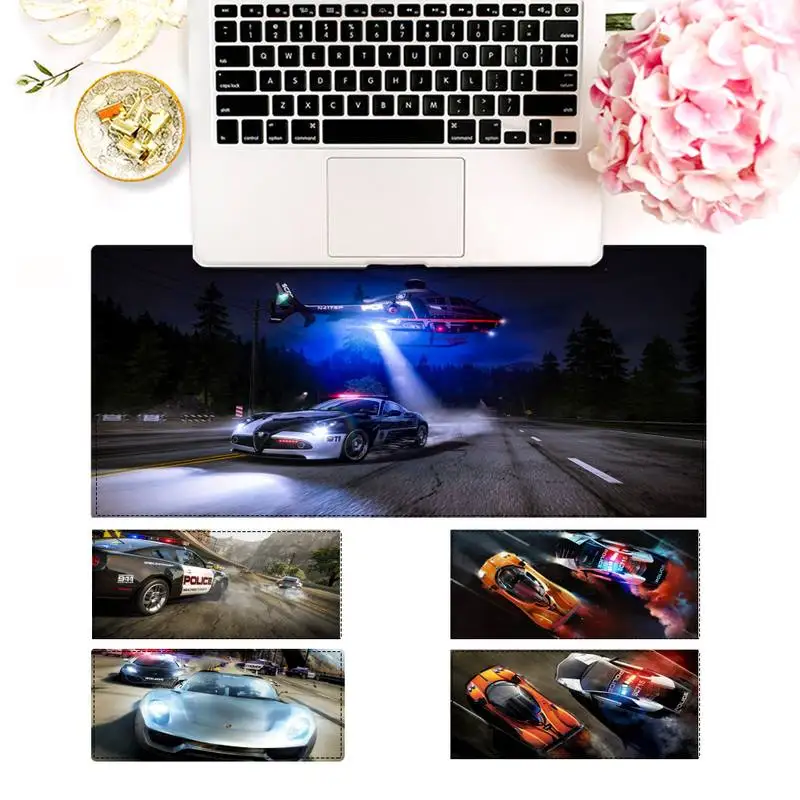 

Fashion Need for Speed Hot Pursuit Gaming Mouse Pad PC Laptop Gamer Mousepad Anime Antislip Mat Keyboard Desk Mat