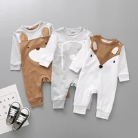 2020talloly spring and autumn mens and womens romper newborn long sleeved cotton jumpsuit baby clothing