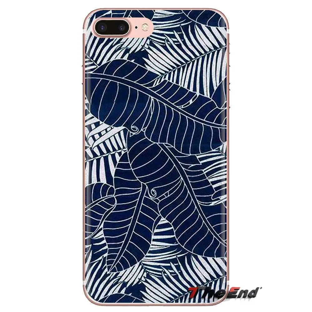 Для samsung Galaxy S3 S4 S5 Mini S6 S7 Edge S8 S9 S10 Plus Note 3 4 5 8 9 японский Индиго катагами ткань Мягкий