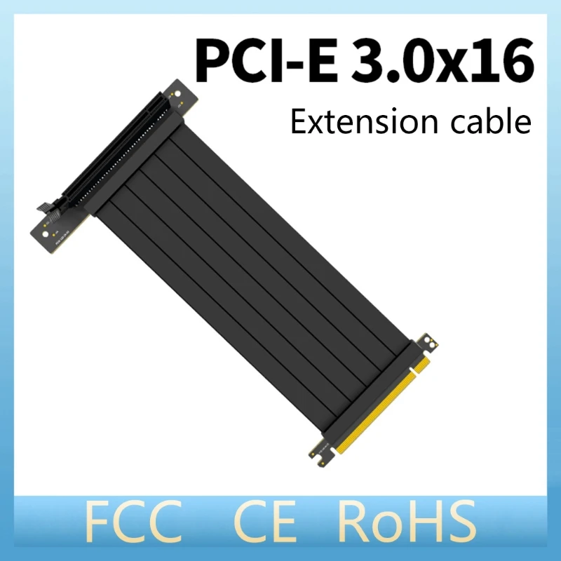 

Полноскоростной кабель для подъемника 3,0 PCIE X16, Удлинительный кабель для видеокарты, PCI Express, подъемник, экранированный удлинитель для вертик...