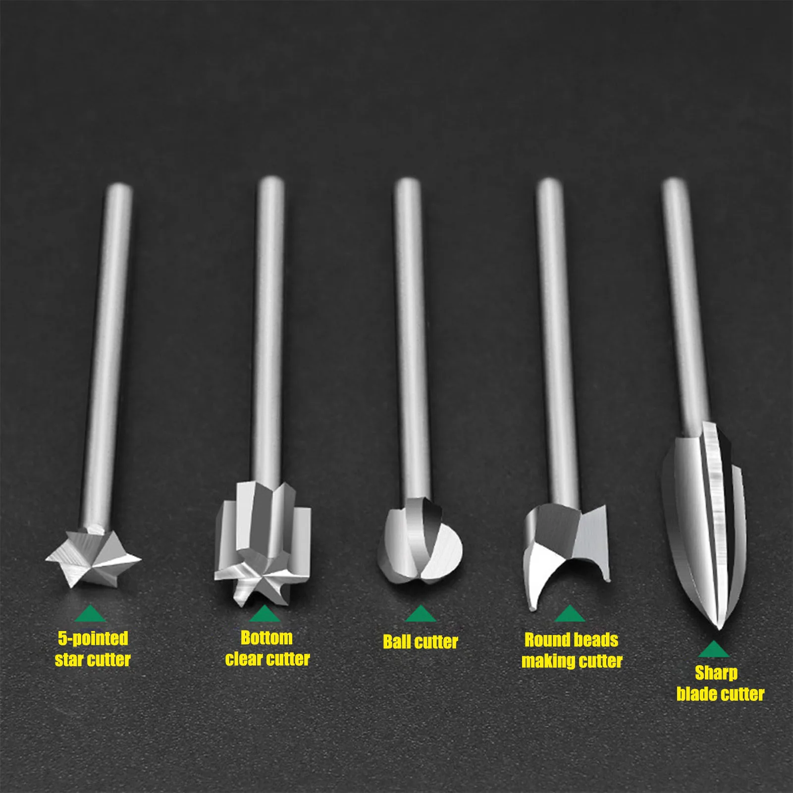 Набор сверл для гравировки по дереву 3 8 мм 5 шт./компл. фрезы стальные острые края