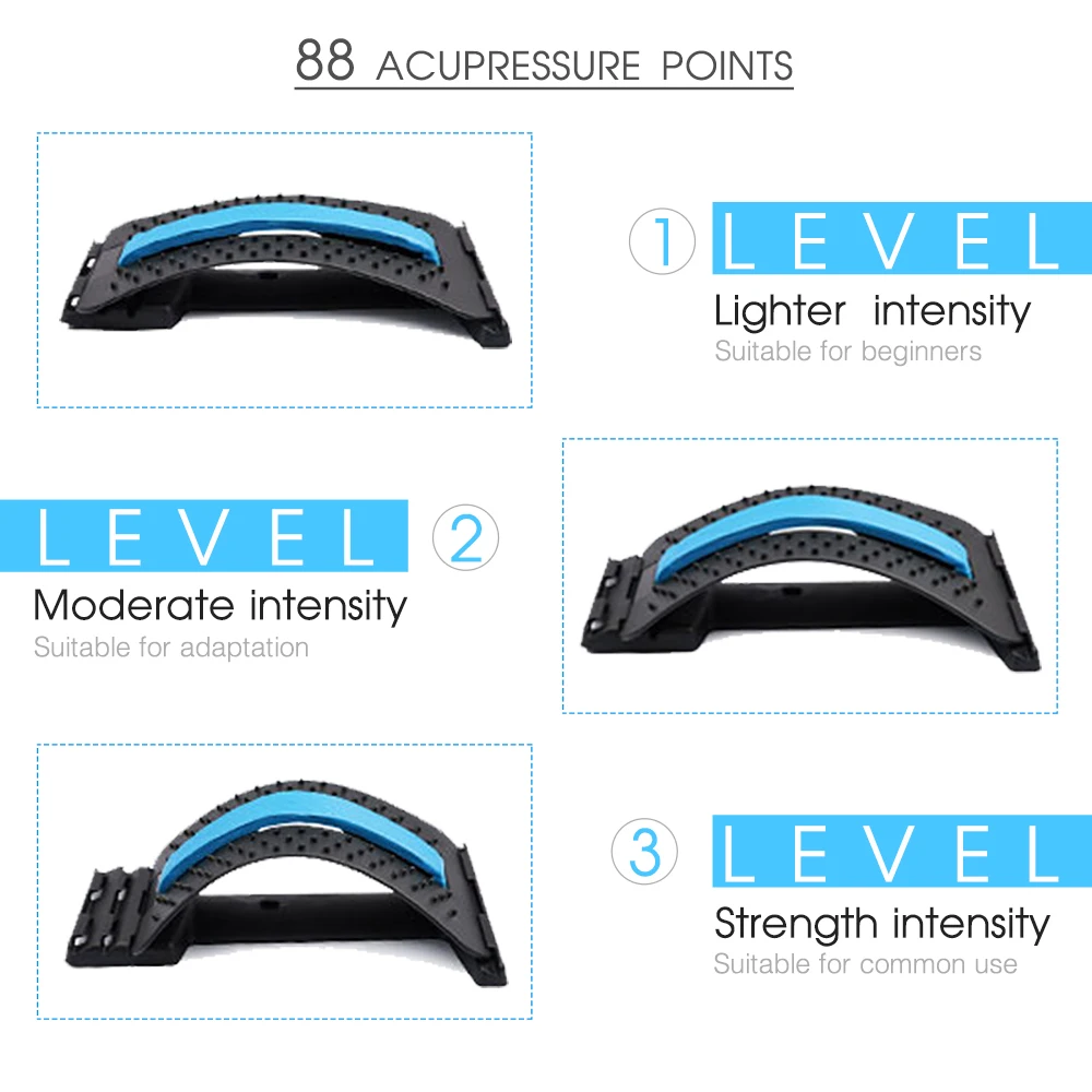 Носилки для спины Cofoe массажный инструмент фитнеса поясничная поддержка