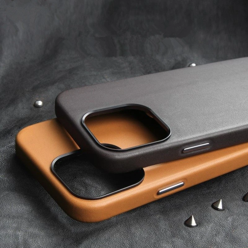 Original Genuine Leather Case for iPhone 11 Case Real Leather Luxury Back Phone Cover for iPhone 14 13 12 11 Pro Max XR XS Case