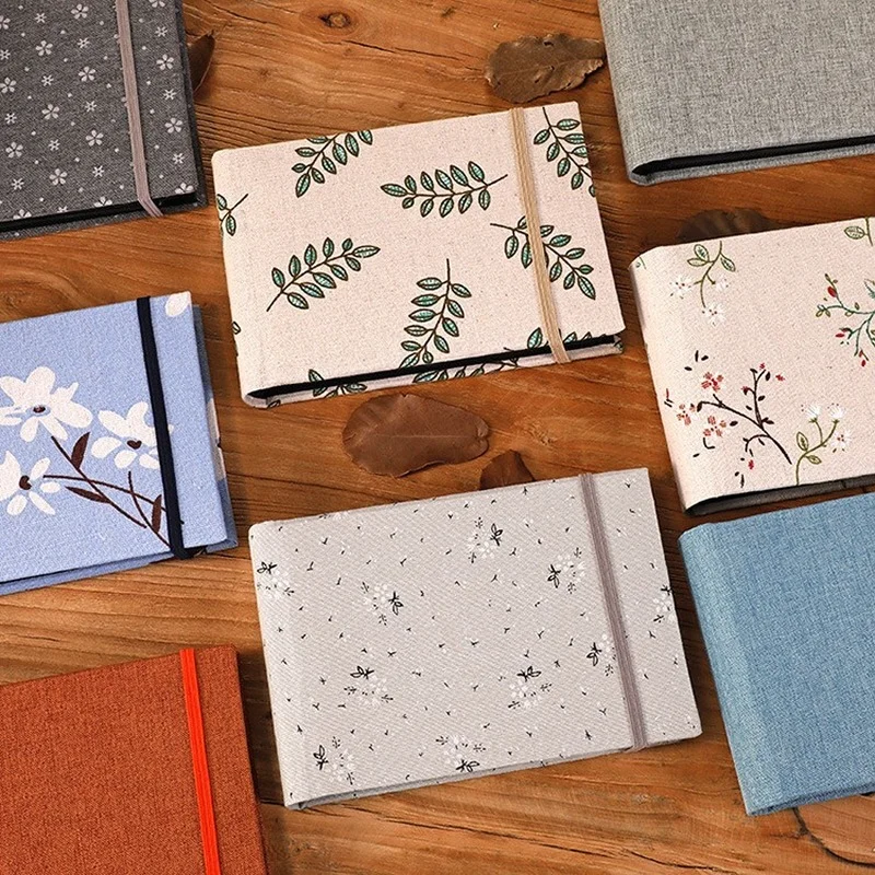 6 дюймов 100 шт. стильный и простой фотоальбом маленький на ткани Полароид брошюра