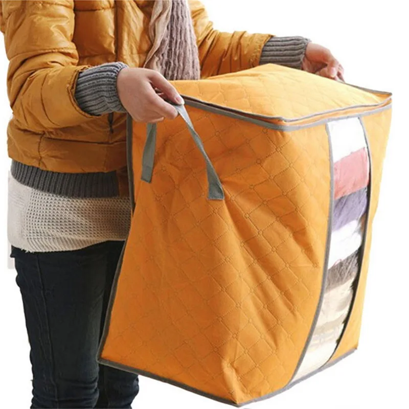Goede Bag Kleding Deken Quilt Closet Trui Opbergdoos Nieuwe Box Set Niet-geweven Handtas Opbergtas N3N004B51