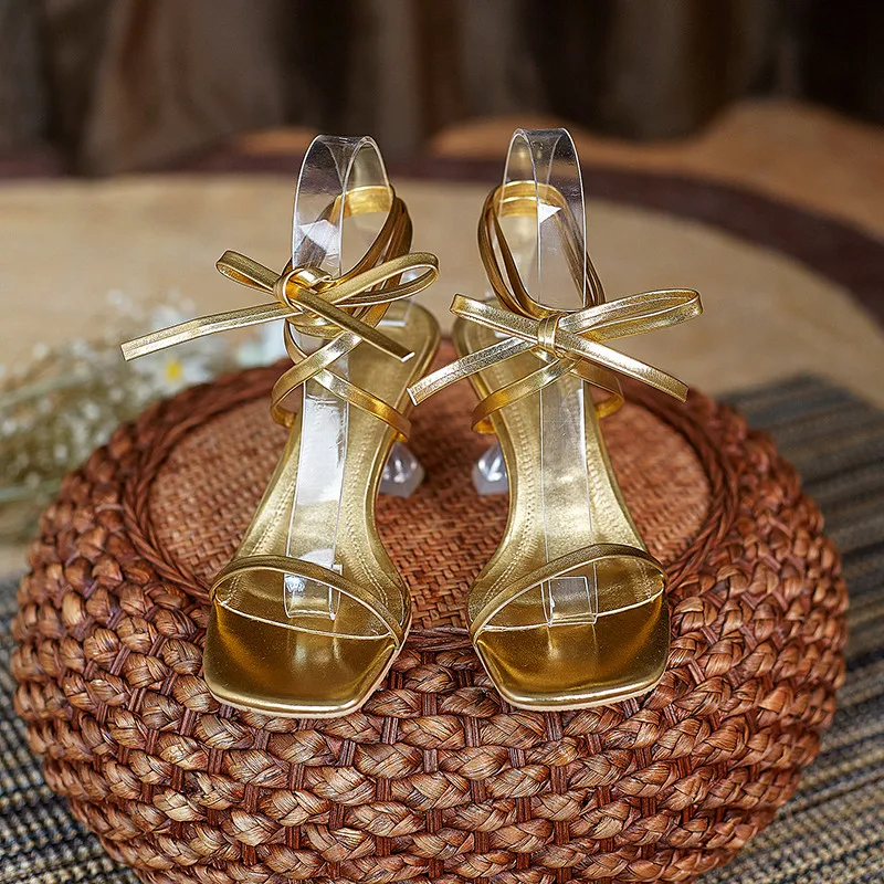 

Asumer Newest Party Nightclub Shoes Women Sandals Genuine Leather Shoes Cross Tied Sexy Thin High Heels Sandals Ladies