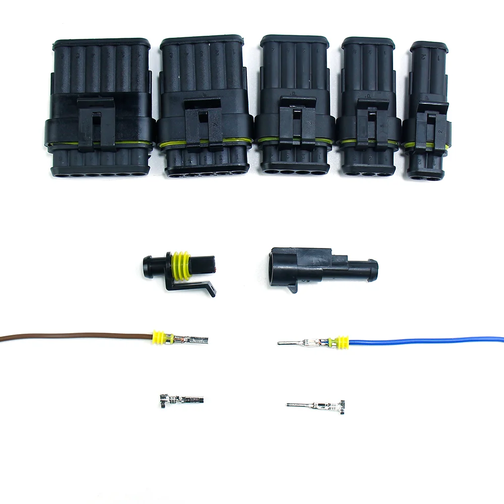 Водонепроницаемый разъемы комплект автомобильной припоя быстрый соединитель